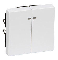 Лицьова панель вимикача Schneider Electric MEG3420-0325 Merten System M, активний білий