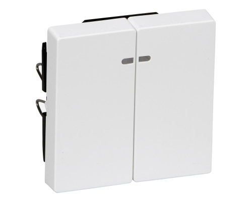 Лицьова панель вимикача Schneider Electric MEG3420-0325 Merten System M, активний білий