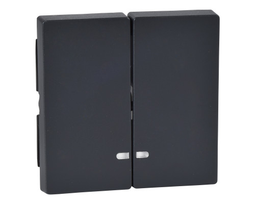Лицьова панель вимикача Schneider Electric MEG3420-0414 Merten System M, антрацит