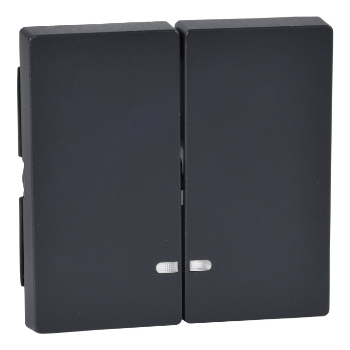Лицьова панель вимикача Schneider Electric MEG3420-0414 Merten System M, антрацит · Schneider Electric · schneider-electric-meg3420-0414