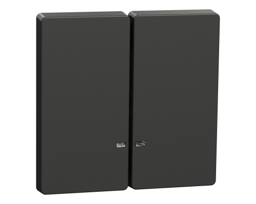 Лицьова панель вимикача Schneider Electric MEG3420-6034 Merten System D, антрацит