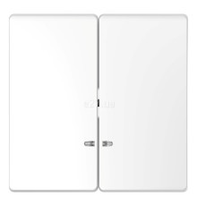 Лицьова панель вимикача Schneider Electric MEG3420-6035 Merten System D, білий лотос