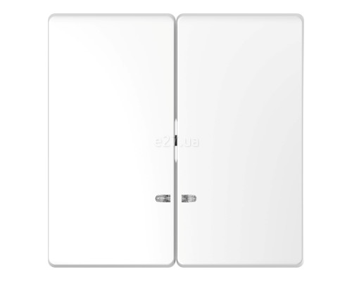 Лицьова панель вимикача Schneider Electric MEG3420-6035 Merten System D, білий лотос
