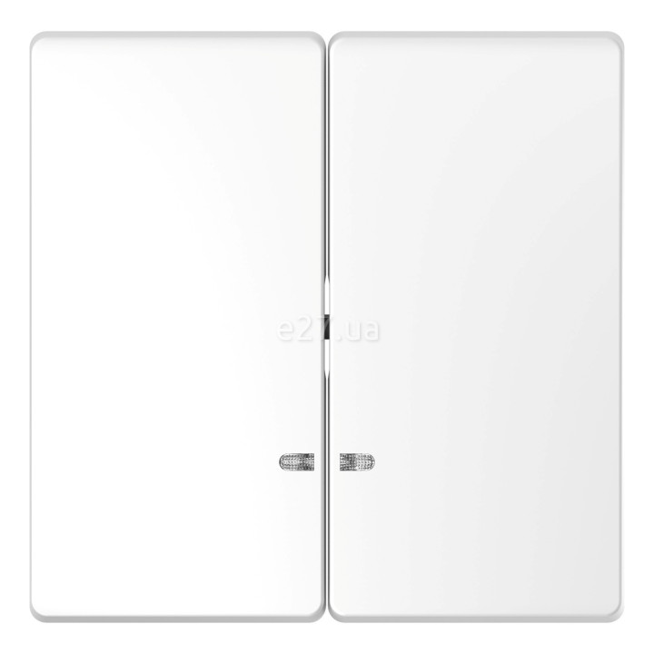 Лицьова панель вимикача Schneider Electric MEG3420-6035 Merten System D, білий лотос · Schneider Electric · schneider-electric-meg3420-6035