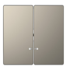 Лицьова панель вимикача Schneider Electric MEG3420-6050 Merten System D, нікель