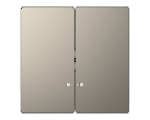 Лицьова панель вимикача Schneider Electric MEG3420-6050 Merten System D, нікель