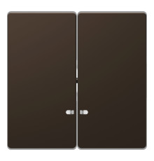 Лицьова панель вимикача Schneider Electric MEG3420-6052 Merten System D, мокко