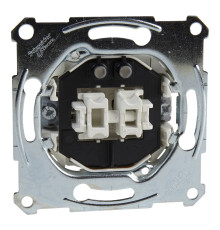 Вимикач 2-клавішний Schneider Electric MEG3635-0000 Merten QuickFlex
