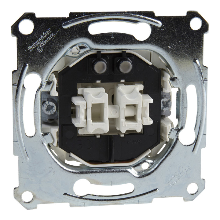 Вимикач 2-клавішний Schneider Electric MEG3635-0000 Merten QuickFlex · Schneider Electric · schneider-electric-meg3635-0000