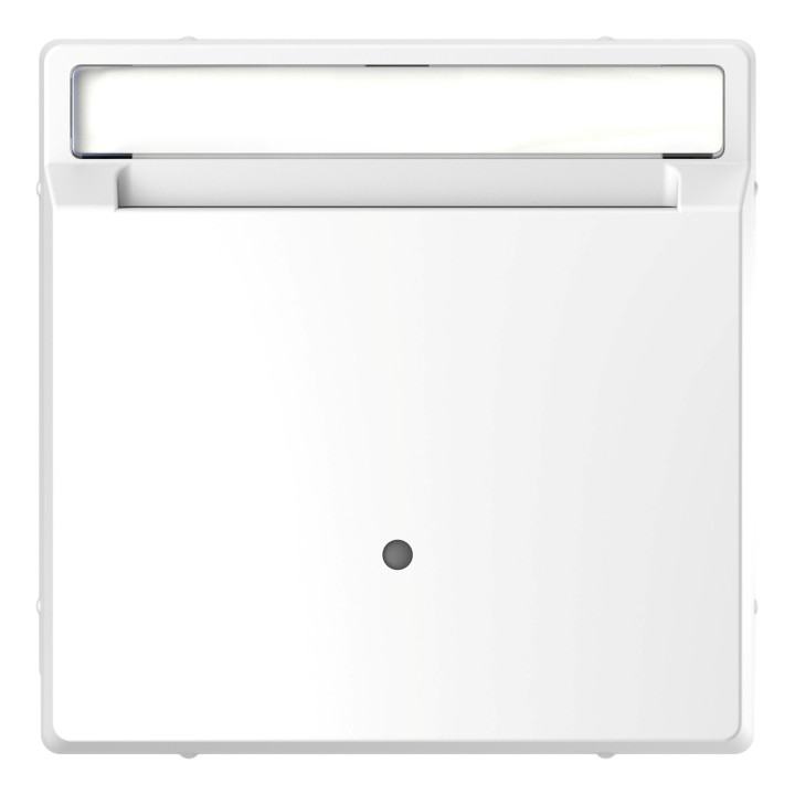 Лицьова панель карткового вимикача Schneider Electric MEG3854-6035 Merten System D, білий лотос · Schneider Electric · schneider-electric-meg3854-6035