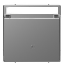 Лицьова панель карткового вимикача Schneider Electric MEG3854-6036 Merten System D, нержавіюча сталь