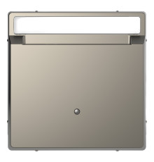 Лицьова панель карткового вимикача Schneider Electric MEG3854-6050 Merten System D, нікель