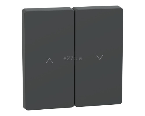 Лицьова панель вимикача для жалюзі Schneider Electric MEG3855-6034 Merten System D, антрацит