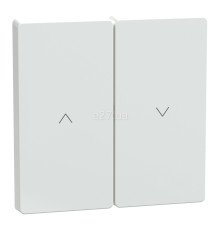Лицьова панель вимикача для жалюзі Schneider Electric MEG3855-6035 Merten System D, білий лотос