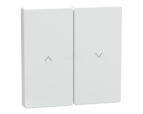 Лицьова панель вимикача для жалюзі Schneider Electric MEG3855-6035 Merten System D, білий лотос