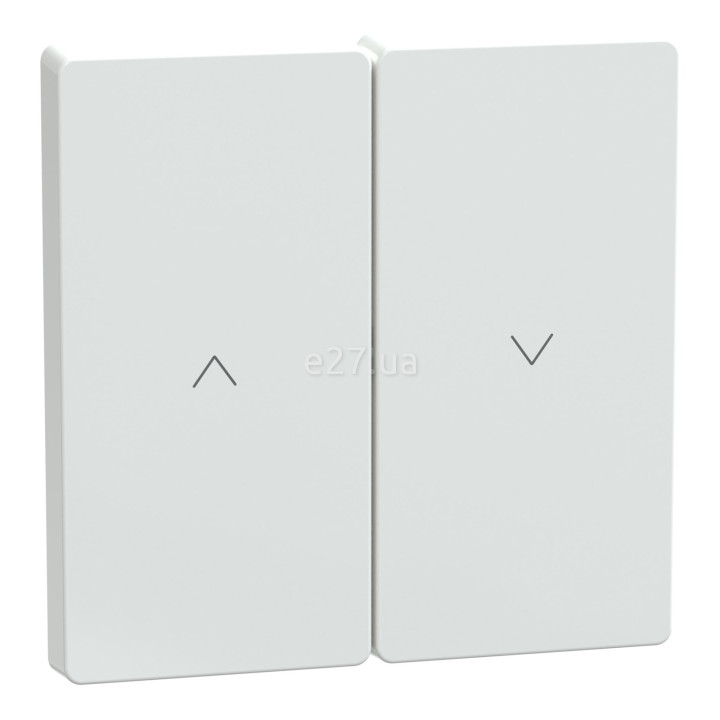Лицьова панель вимикача для жалюзі Schneider Electric MEG3855-6035 Merten System D, білий лотос · Schneider Electric · schneider-electric-meg3855-6035