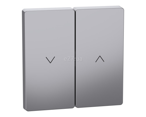 Лицьова панель вимикача для жалюзі Schneider Electric MEG3855-6036 Merten System D, нержавіюча сталь