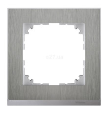 Рамка 1 пост Schneider Electric MEG4010-3646 Merten System M, нержавіюча сталь, метал