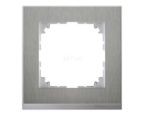 Рамка 1 пост Schneider Electric MEG4010-3646 Merten System M, нержавіюча сталь, метал