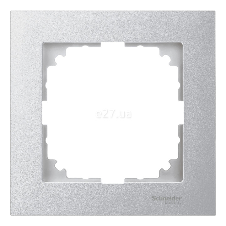 Рамка 1 пост Schneider Electric MEG4010-3660 Merten System M, алюміній · Schneider Electric · schneider-electric-meg4010-3660