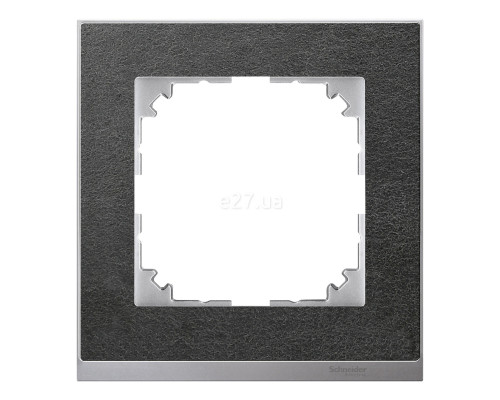 Рамка 1 пост Schneider Electric MEG4010-3669 Merten System M, алюміній