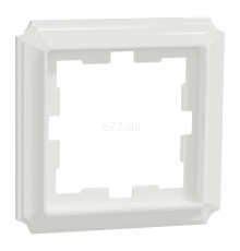 Рамка 1 пост Schneider Electric MEG4010-4735 Merten System D, білий лотос