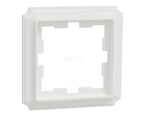 Рамка 1 пост Schneider Electric MEG4010-4735 Merten System D, білий лотос