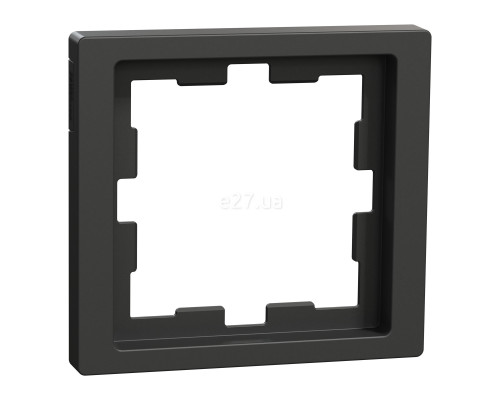 Рамка 1 пост Schneider Electric MEG4010-6534 Merten System D, антрацит