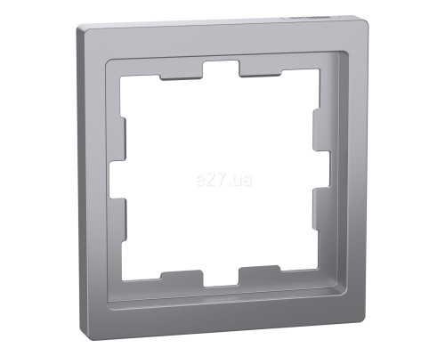 Рамка 1 пост Schneider Electric MEG4010-6536 Merten System D, нержавіюча сталь