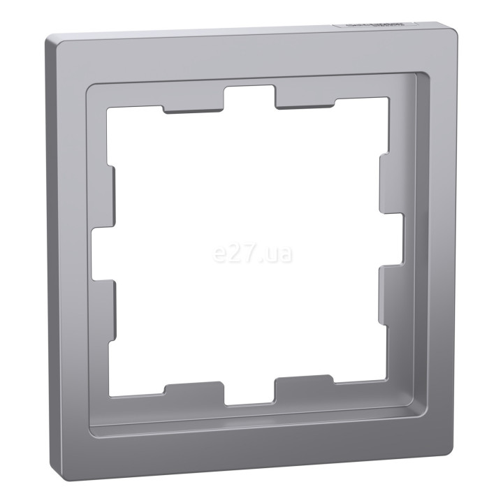 Рамка 1 пост Schneider Electric MEG4010-6536 Merten System D, нержавіюча сталь · Schneider Electric · schneider-electric-meg4010-6536