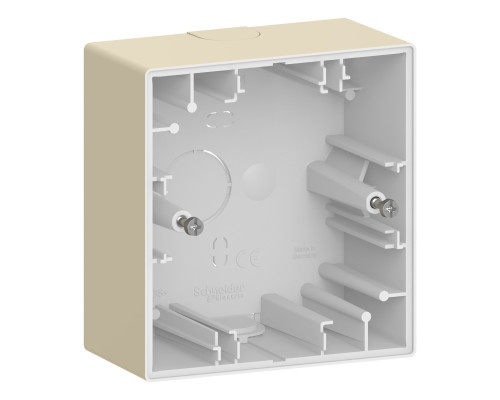 Коробка для зовнішнього монтажу Schneider Electric MEG4014-6533 Merten System D, сахара