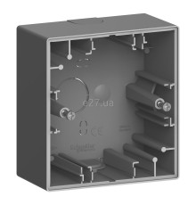 Коробка для зовнішнього монтажу Schneider Electric MEG4014-6534 Merten System D, антрацит