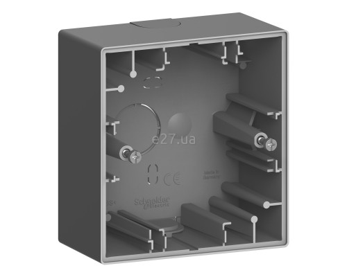 Коробка для зовнішнього монтажу Schneider Electric MEG4014-6534 Merten System D, антрацит