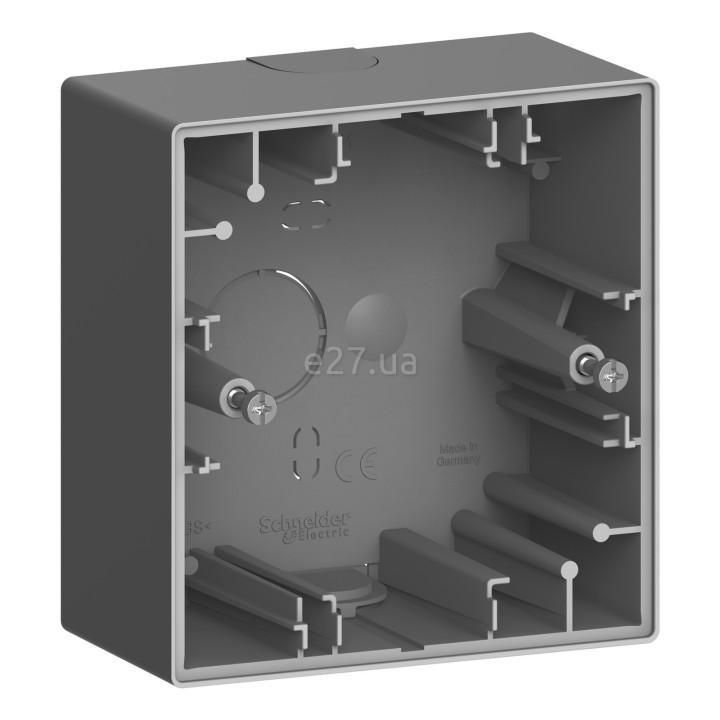 Коробка для зовнішнього монтажу Schneider Electric MEG4014-6534 Merten System D, антрацит · Schneider Electric · schneider-electric-meg4014-6534