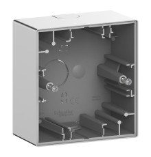 Коробка для зовнішнього монтажу Schneider Electric MEG4014-6536 Merten System D, нержавіюча сталь