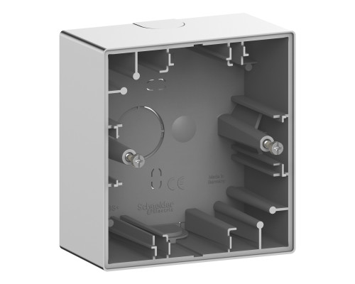 Коробка для зовнішнього монтажу Schneider Electric MEG4014-6536 Merten System D, нержавіюча сталь