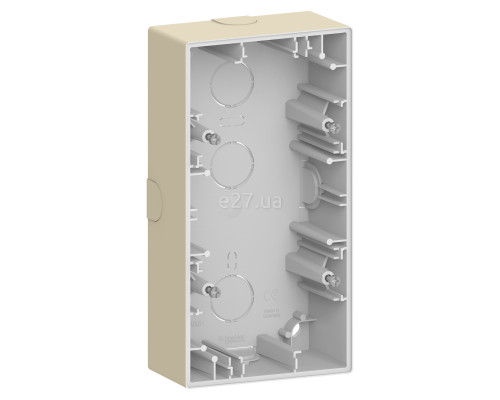 Коробка для зовнішнього монтажу Schneider Electric MEG4024-6533 Merten System D, сахара