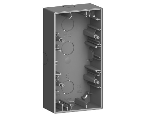 Коробка для зовнішнього монтажу Schneider Electric MEG4024-6534 Merten System D, антрацит