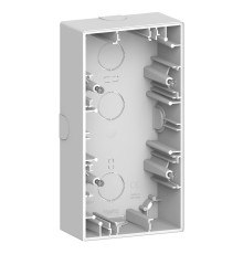 Коробка для зовнішнього монтажу Schneider Electric MEG4024-6535 Merten System D, білий лотос