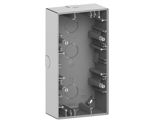 Коробка для зовнішнього монтажу Schneider Electric MEG4024-6536 Merten System D, нержавіюча сталь