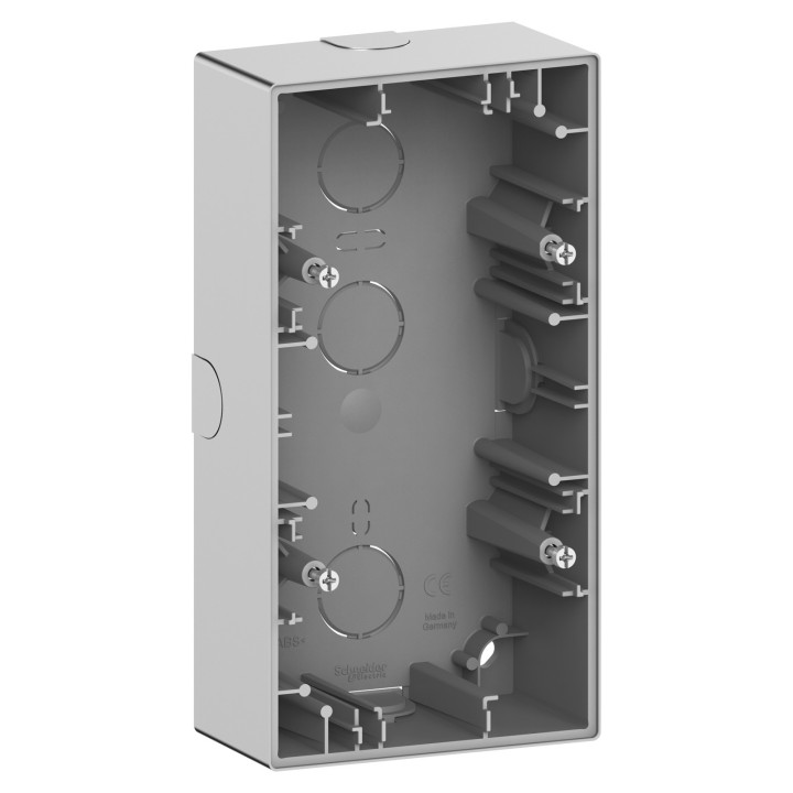 Коробка для зовнішнього монтажу Schneider Electric MEG4024-6536 Merten System D, нержавіюча сталь · Schneider Electric · schneider-electric-meg4024-6536