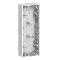 Коробка для зовнішнього монтажу Schneider Electric MEG4034-6535 Merten System D, білий лотос