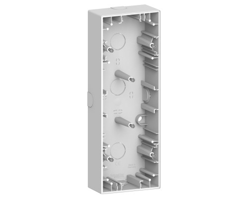 Коробка для зовнішнього монтажу Schneider Electric MEG4034-6535 Merten System D, білий лотос