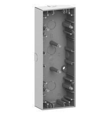 Коробка для зовнішнього монтажу Schneider Electric MEG4034-6536 Merten System D, нержавіюча сталь