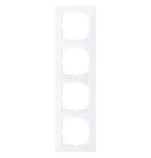 Рамка 4 поста вертикальна Schneider Electric MEG4040-3625 Merten System M, активний білий