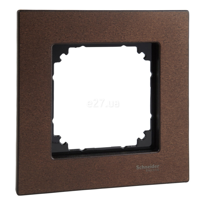 Рамка 1 пост Schneider Electric MEG4051-3473 Merten System M, горіх, дерево · Schneider Electric · schneider-electric-meg4051-3473