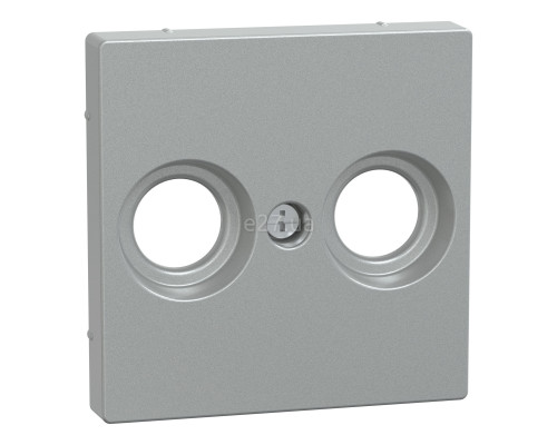 Лицьова панель ТВ-розетки Schneider Electric MEG4122-0460 Merten System M, алюміній