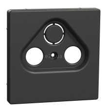 Лицьова панель ТВ-розетки Schneider Electric MEG4123-6034 Merten System D, антрацит