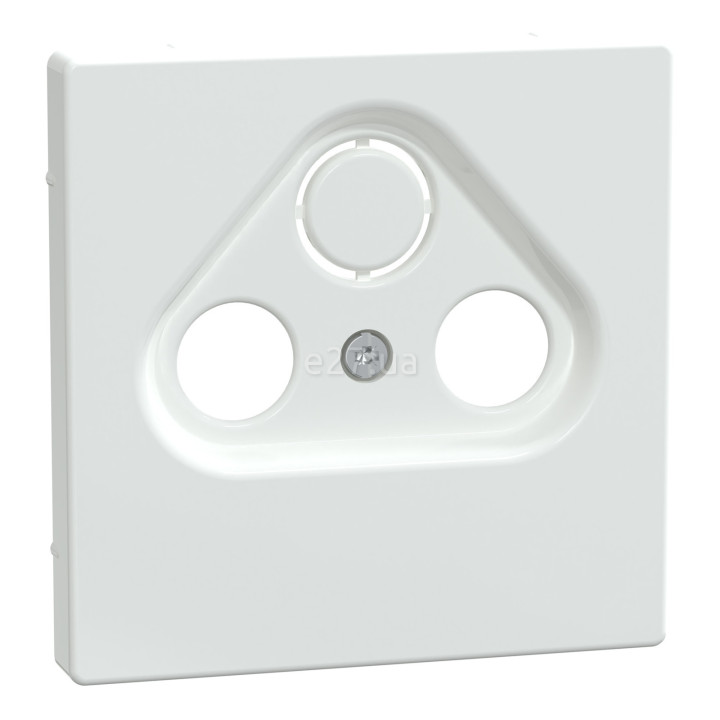 Лицьова панель ТВ-розетки Schneider Electric MEG4123-6035 Merten System D, білий лотос · Schneider Electric · schneider-electric-meg4123-6035