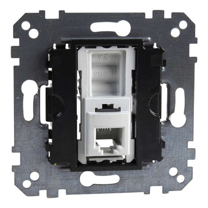 Розетка телефонна Schneider Electric MEG4214-0000 Merten QuickFlex · Schneider Electric · schneider-electric-meg4214-0000